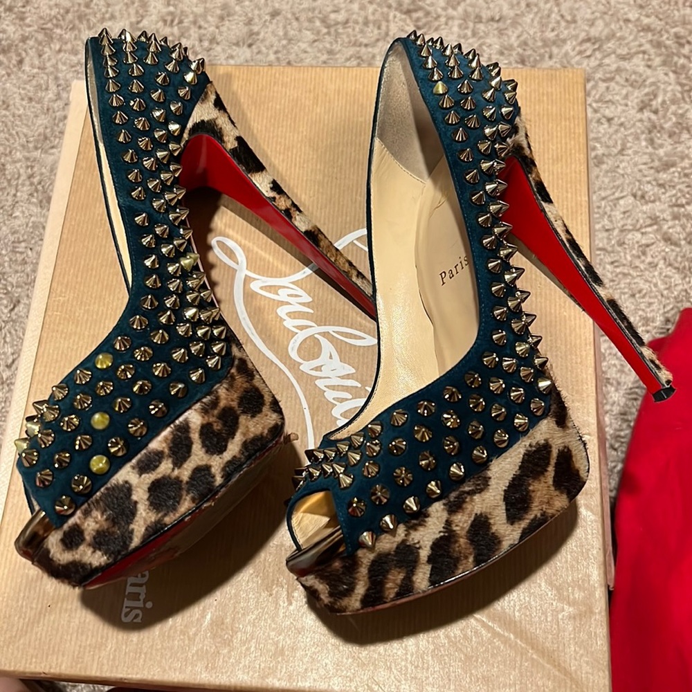 Christian Louboutin Lady Peep 150 Pony